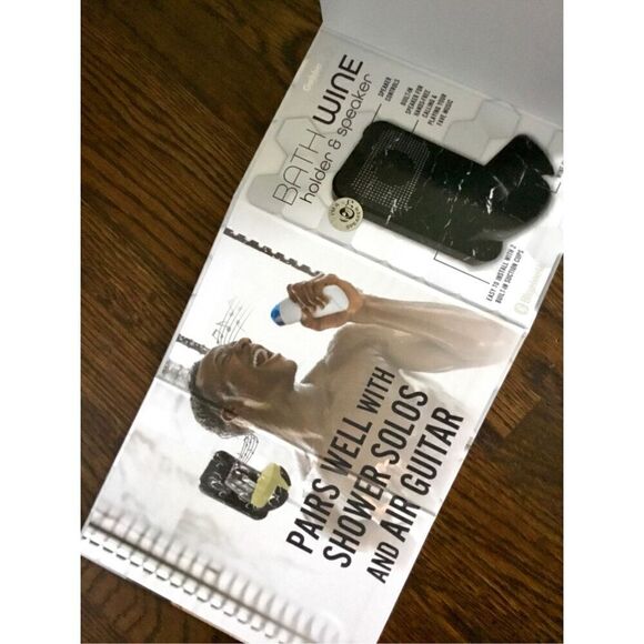 NEW Gabba Goods Bath Wine Holder & Speaker - Picture 3 of 5